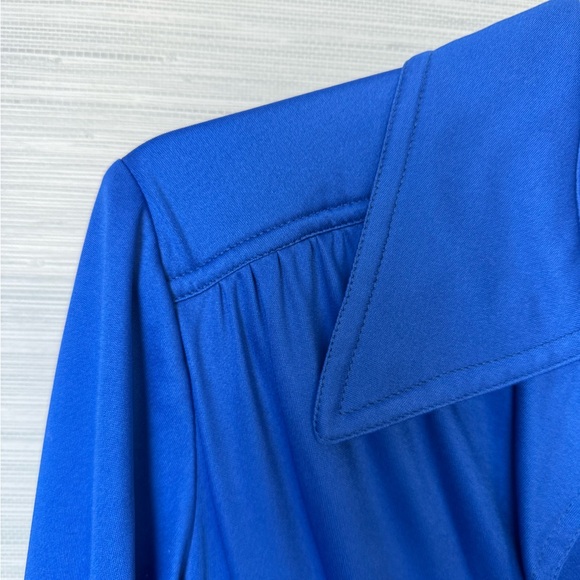 FAB Vintage 1970’s Joan Leslie by Kasper Royal Blue Evening Dress. Women’s 14 - Picture 3 of 9